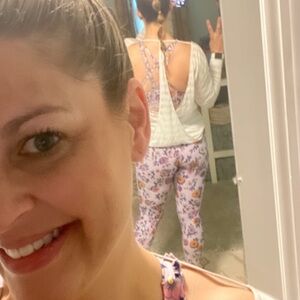 BECCO Floral Two-Piece Activewear Set Sz M